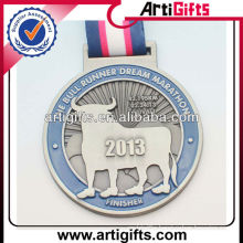 Zinc alloy stamping metal animal medal